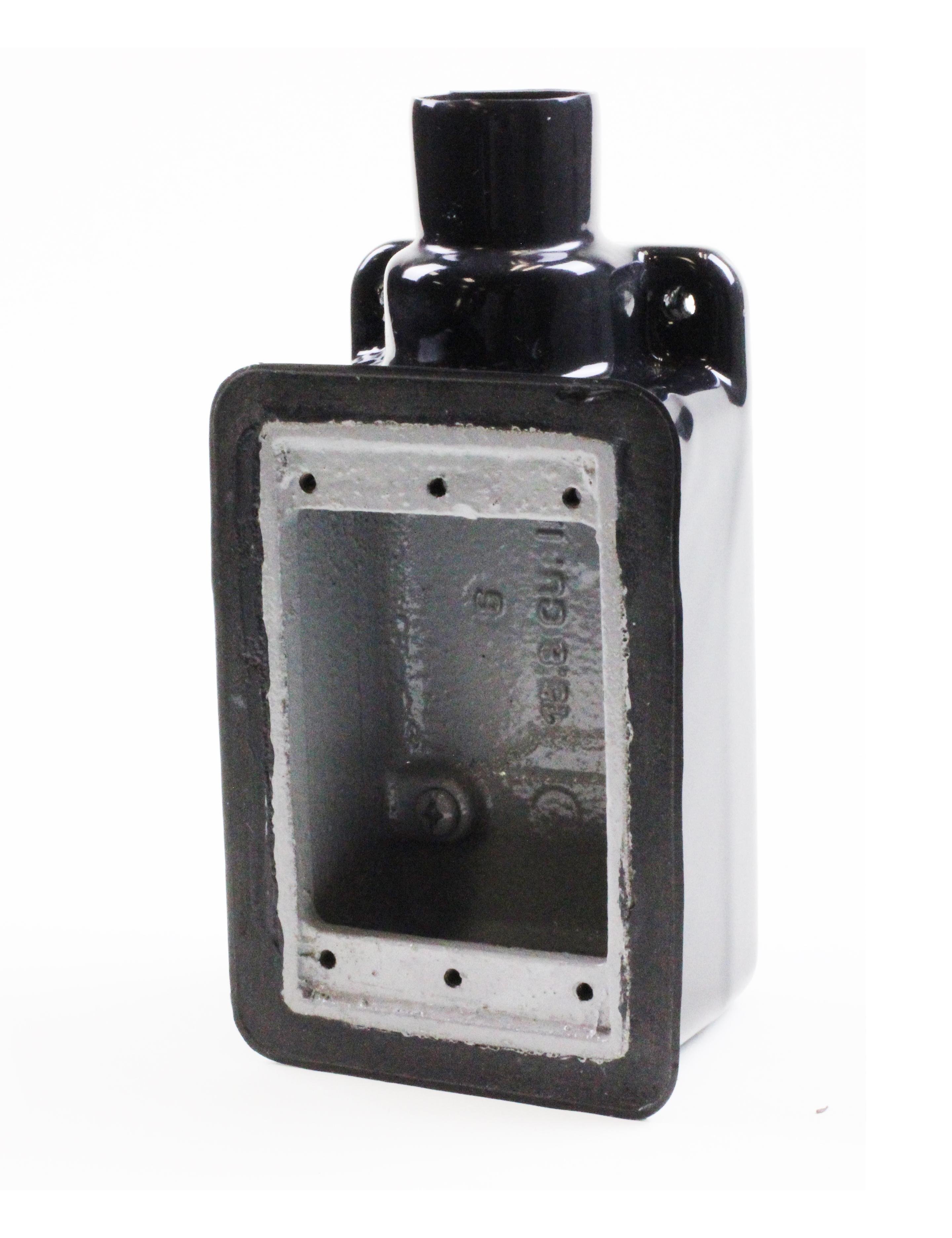 Calbond™ PV0700FD22 FD Series Deep Device Box, 3/4 in Trade, 2 Gangs, Steel, Galvanized/PVC Coated
