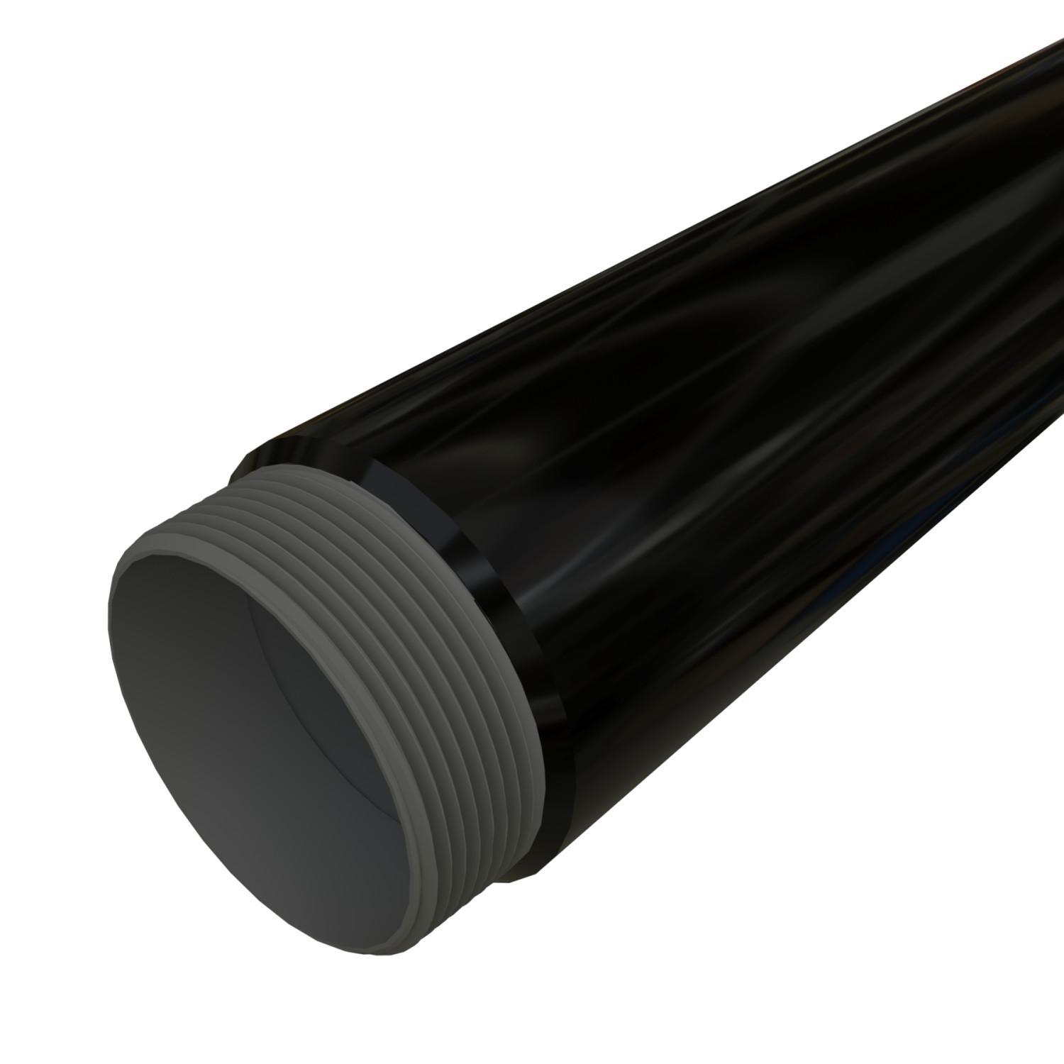 Calbond™ PV6010CT00 NPT Threaded Galvanized Rigid Conduit With Coupling, 6 in Trade, 6.093 in ID x 6.625 in OD, 10 ft L, Steel