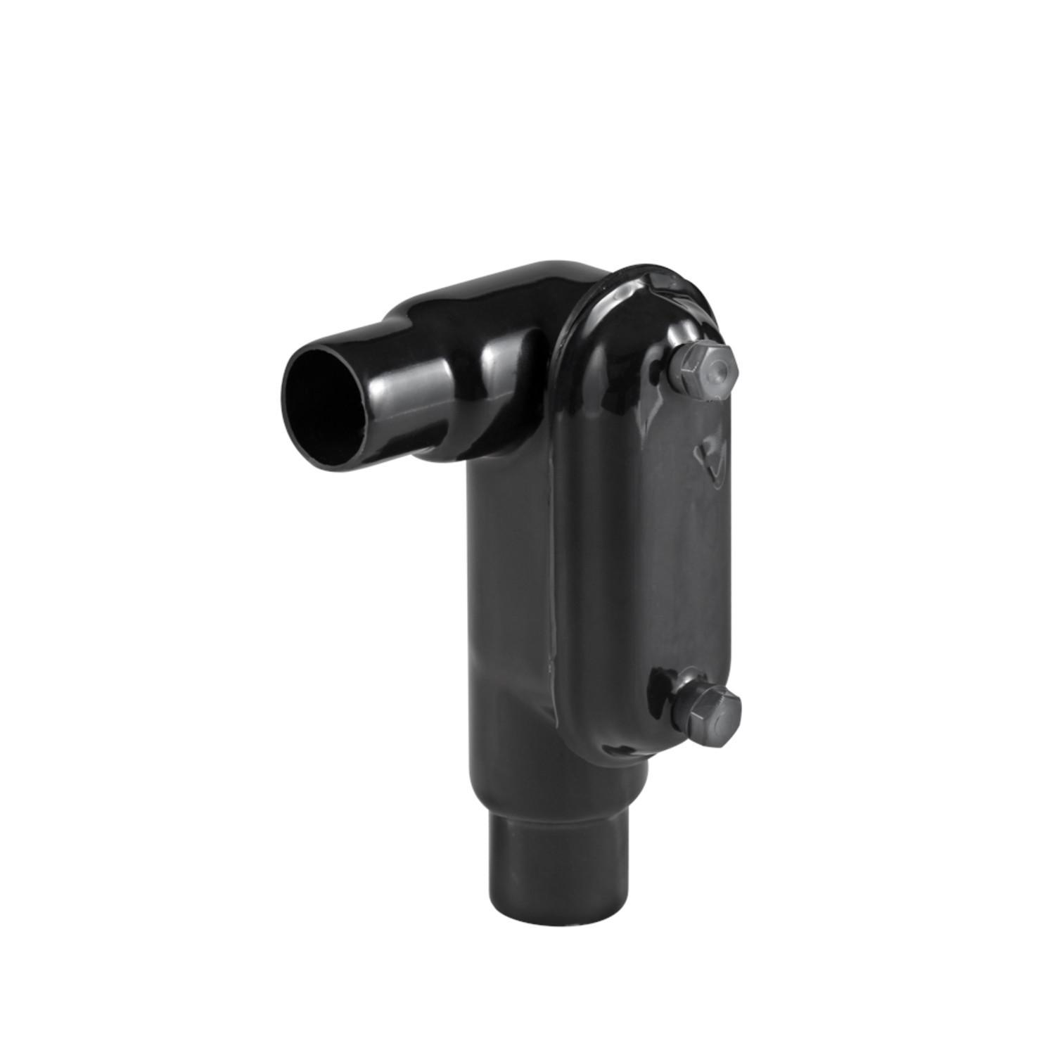 Calbond™ PV0700LR28 Type LR Conduit Body With Cover, Screws, 3/4 in Hub, 8, Steel, Galvanized/PVC Coated