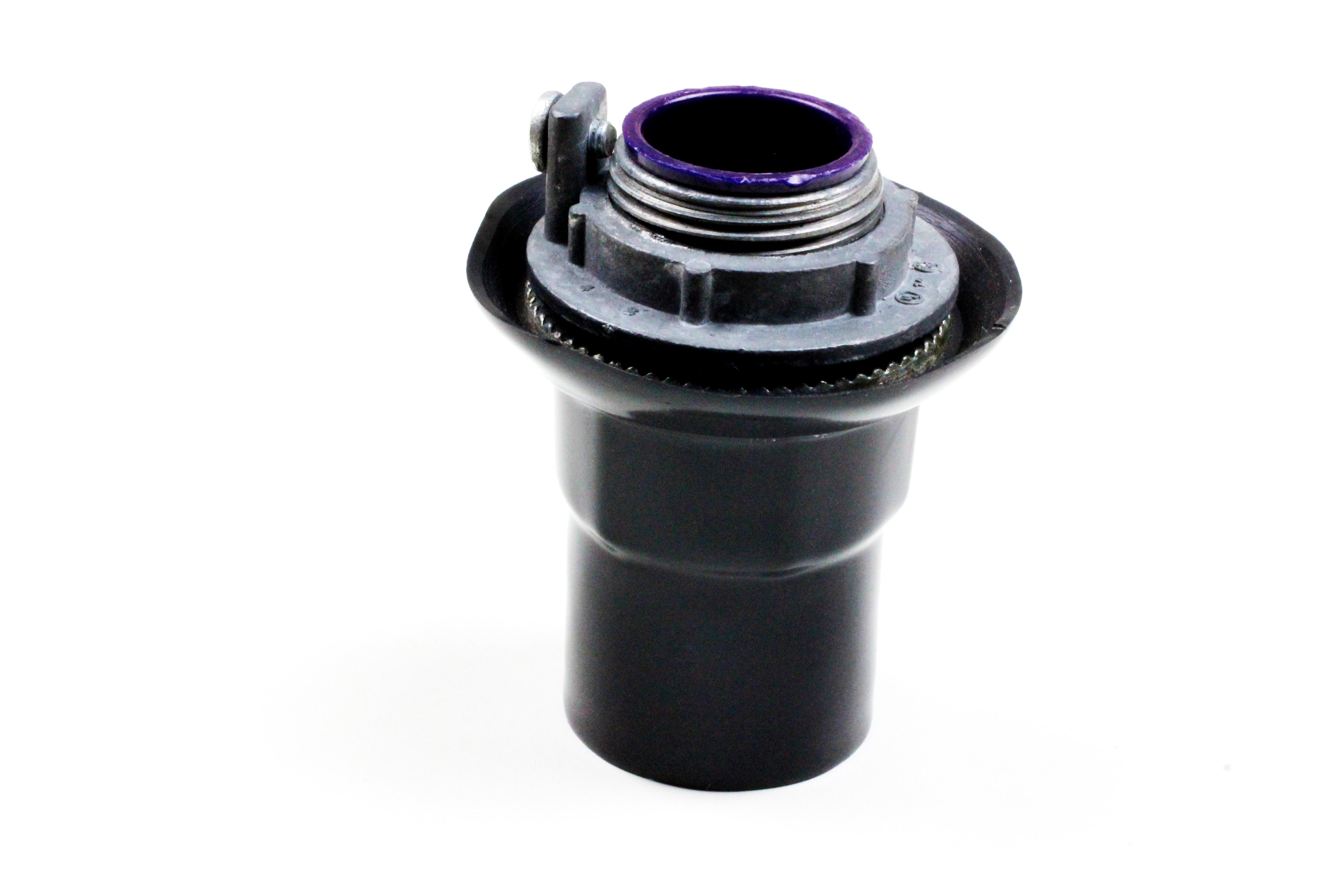 Calbond™ PV0700STG2 STG Knockout Conduit Hub With Ground, 3/4 in, For Use With Rigid Conduits, Steel, Galvanized/PVC Coated