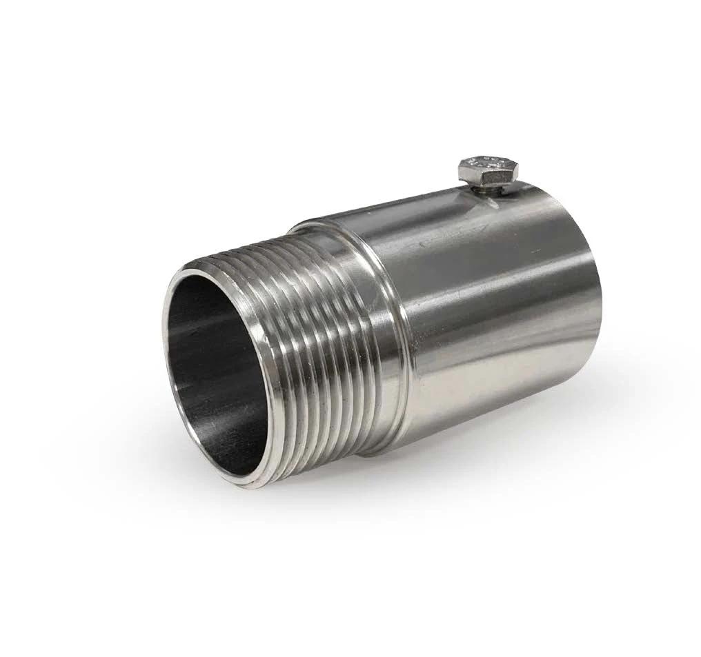 Calbrite™ S20700MCSS Male Connector, Set Screw, Non-Insulated Insulation, Stainless Steel