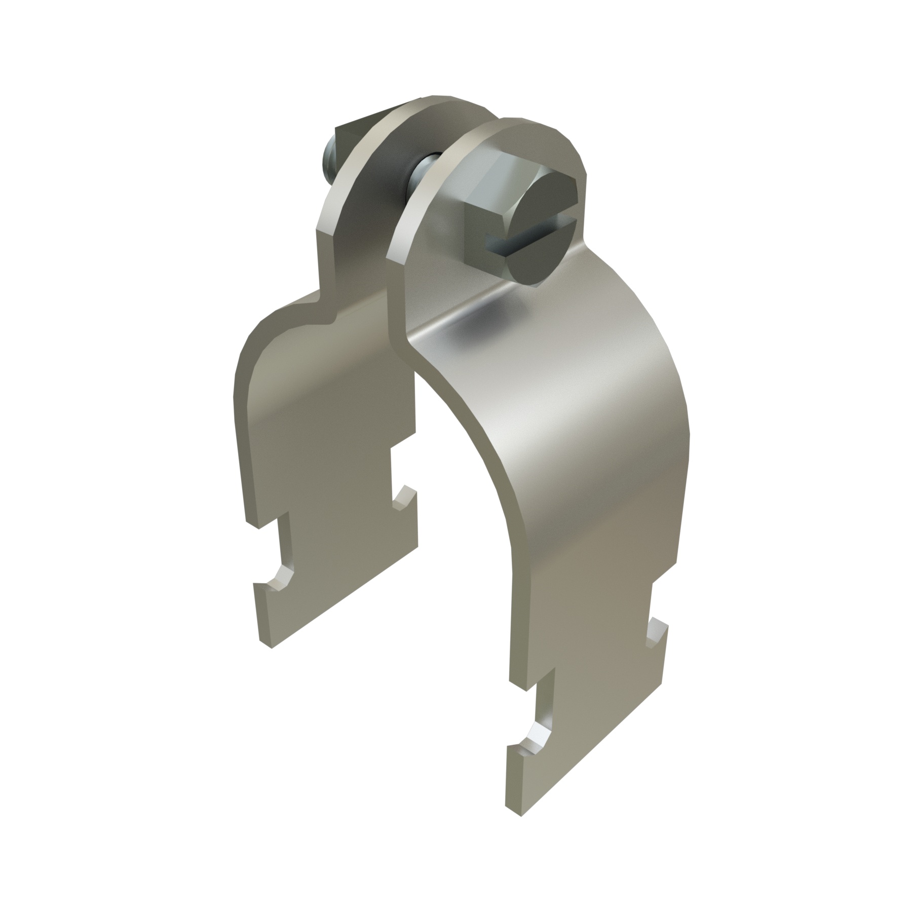 Calbrite™ S21000SC00 Strut Clamp, 1 in Conduit, Stainless Steel