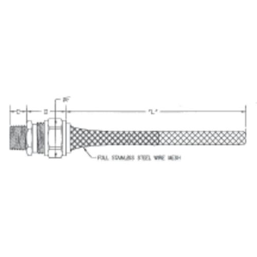 Calbrite™ S41009GRWM Flexible Cord Connectors with Grips