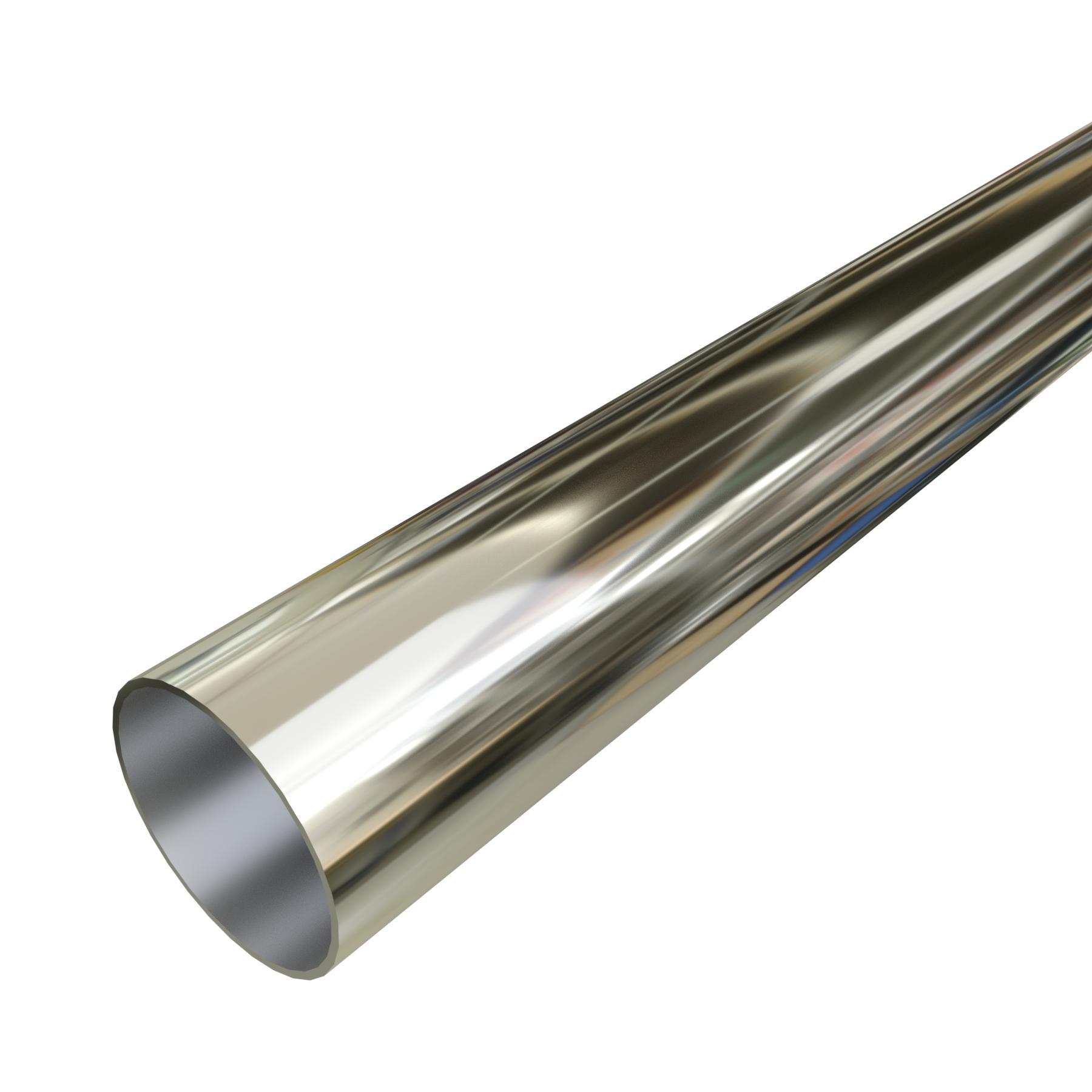 Calbrite™ S50710CT00 Non-Threaded Intermediate Metal Conduit With Coupling, 3/4 in Trade, 0.864 in ID x 1.029 in OD, 10 ft L, 304 Lite Wall Stainless Steel