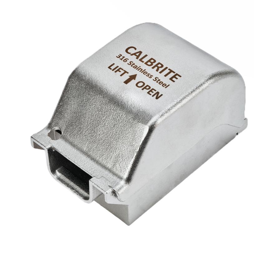 Calbrite™ S60000FV2S In-Use Cover, 5-1/8 in W x 3-1/2 in D, Stainless Steel