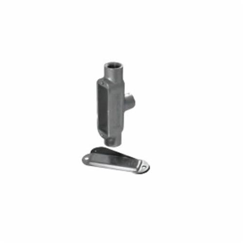 Calbrite™ S61000TB00 Type TB Conduit Body, 1 in Hub, Form 8, 13 cu-in, 316L Stainless Steel, #4 Polished