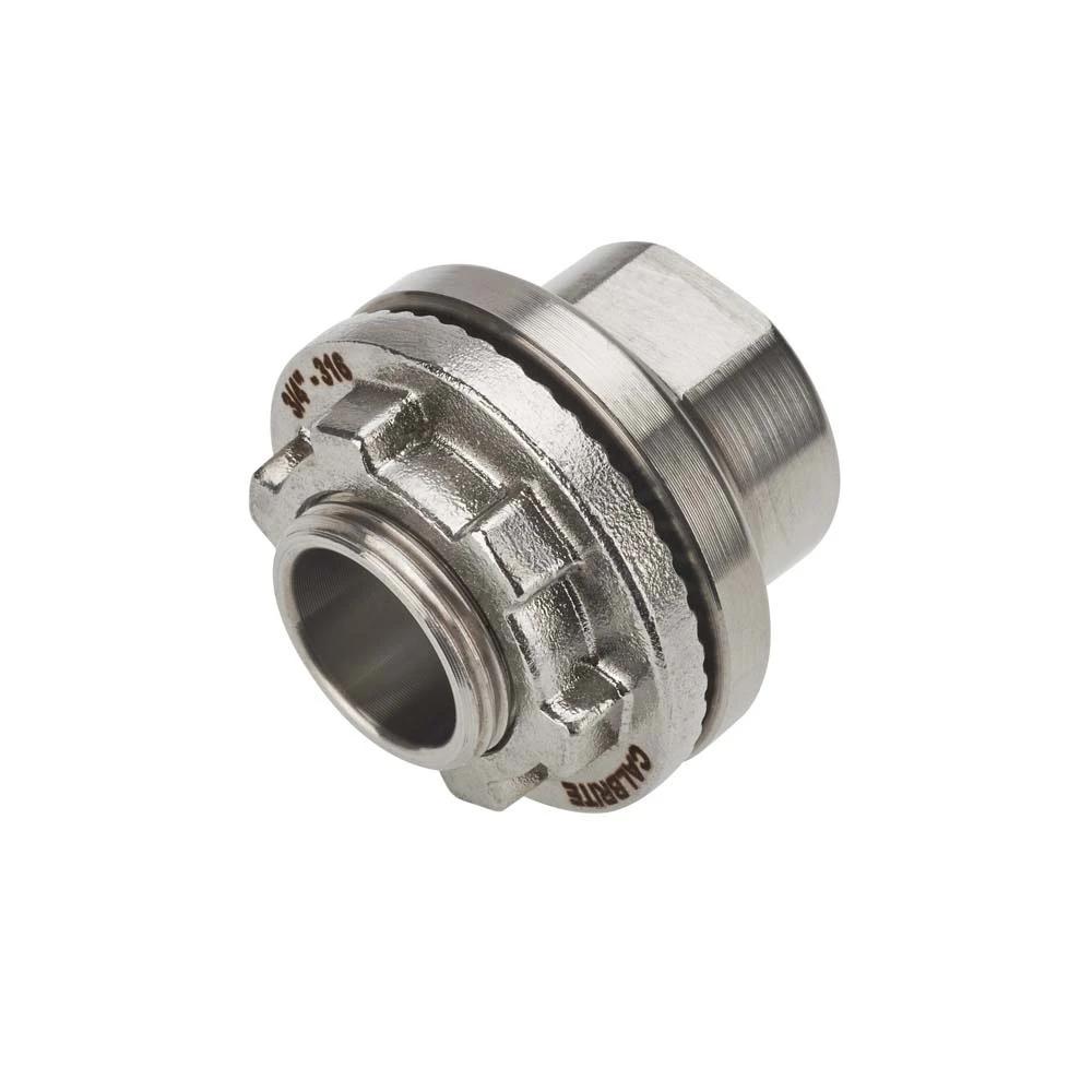 Calbrite™ S64000LT00 Hub, 4 in, For Use With Threaded Metallic Conduit, Stainless Steel, Polished