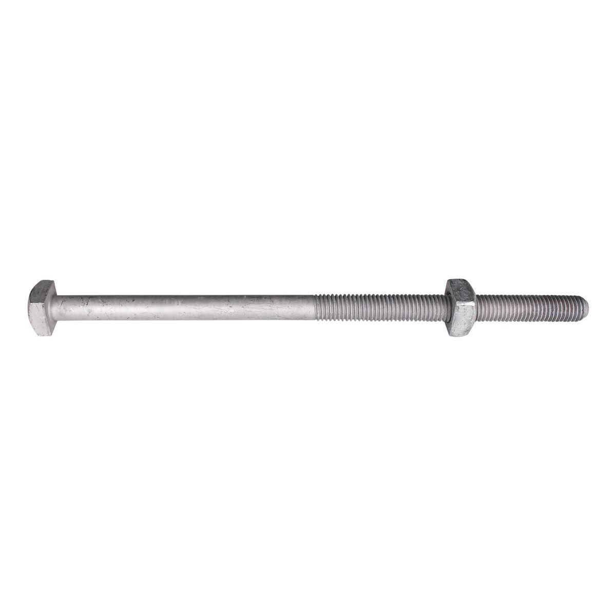CHANCE® 8812 Machine Bolt, 5/8 in Thread, 6 in L Thread, 12.5 in OAL, Steel