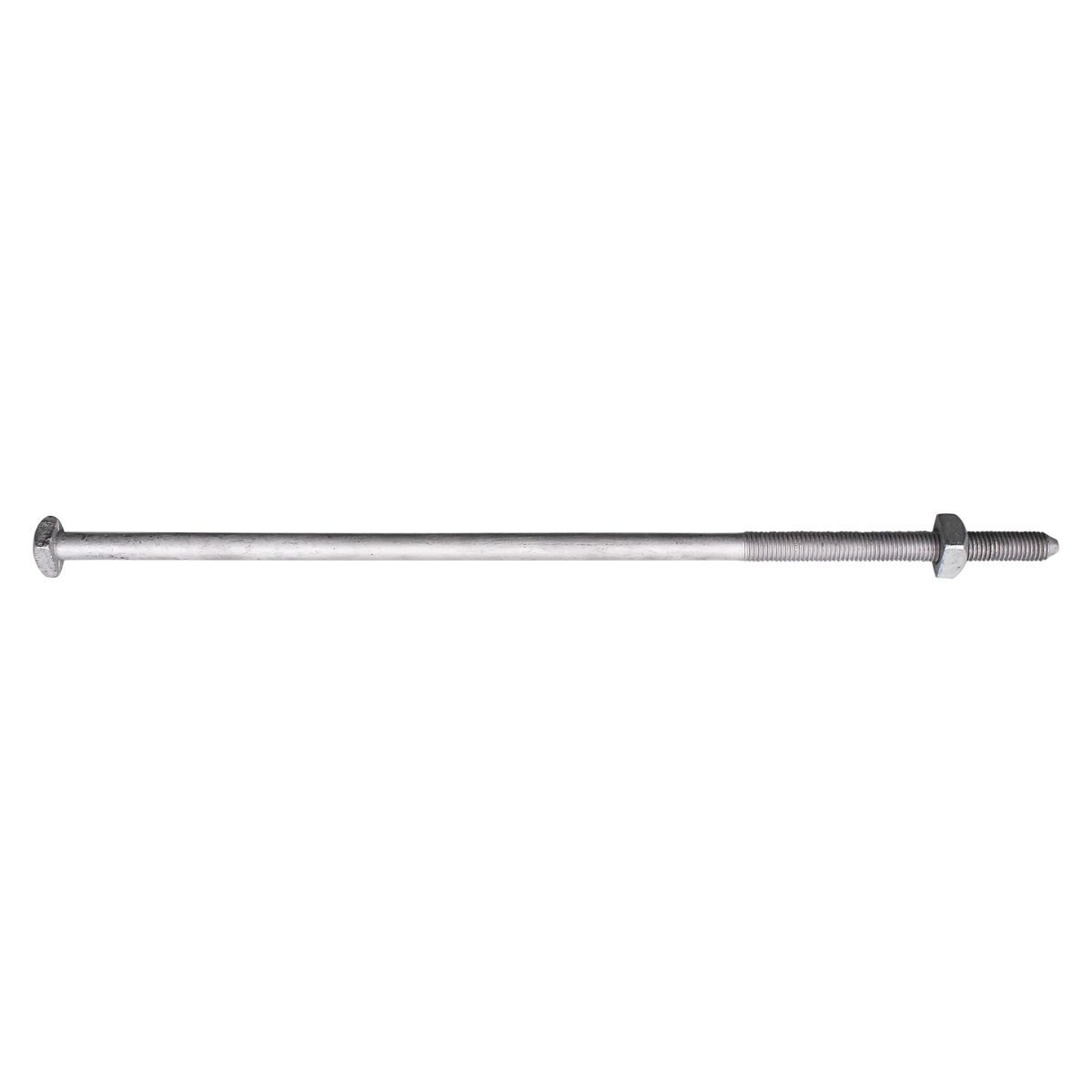 CHANCE® 8818 Machine Bolt, 5/8 in Thread, 6 in L Thread, 18.813 in OAL, Steel