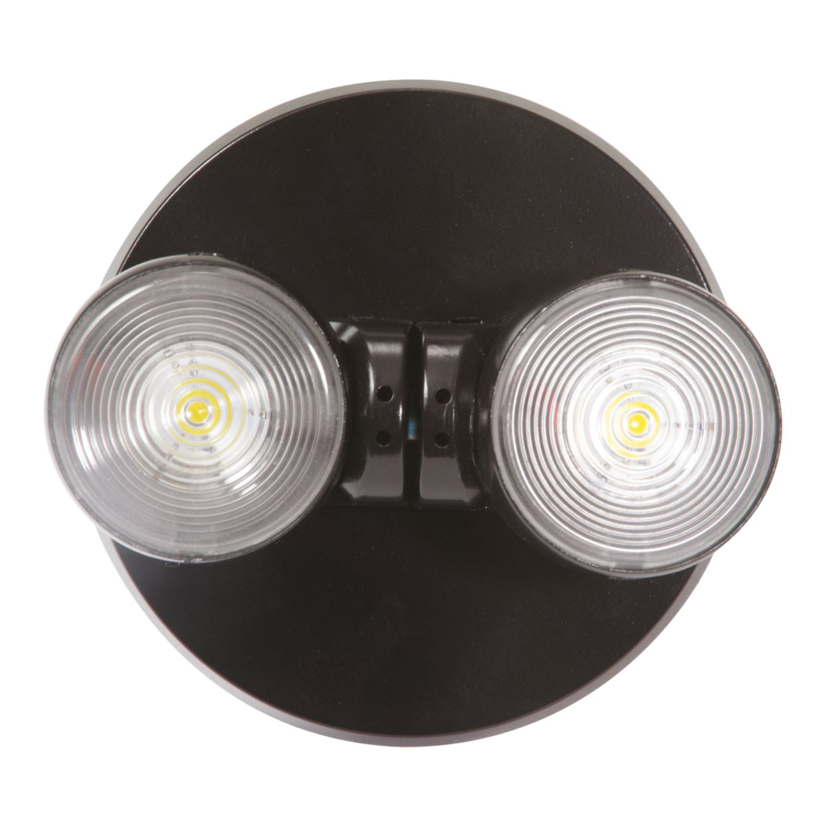 Sure-Lites APWR2BK Circle Emergency Light, 0.78 W Lamp, 3.6 V DC, 2 Heads