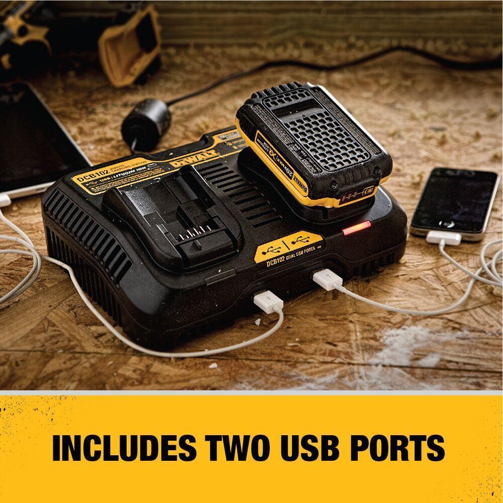 DeWALT® DCB102 Cordless Tool Battery Chargers
