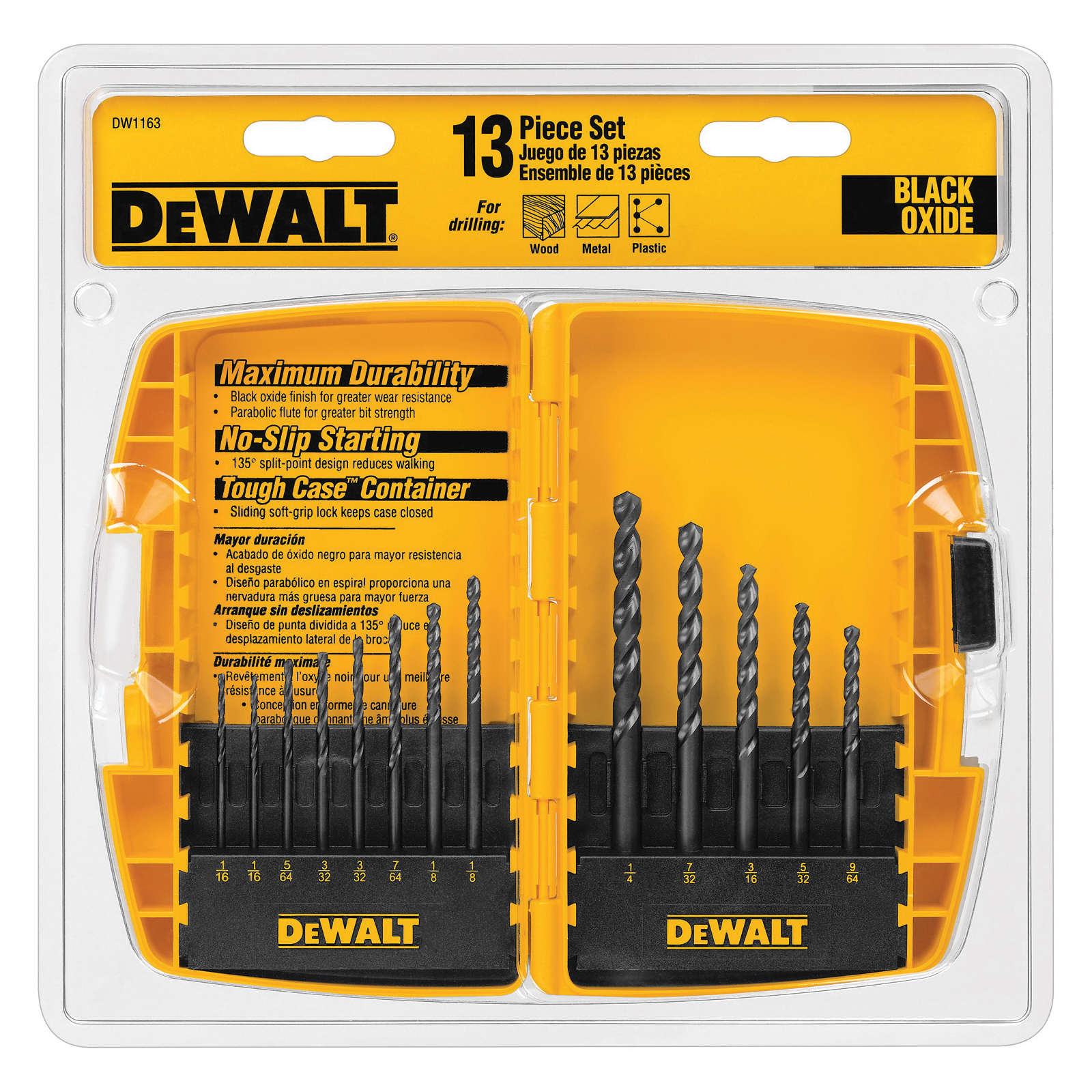 DeWALT® DW1163 Drill Bit Sets