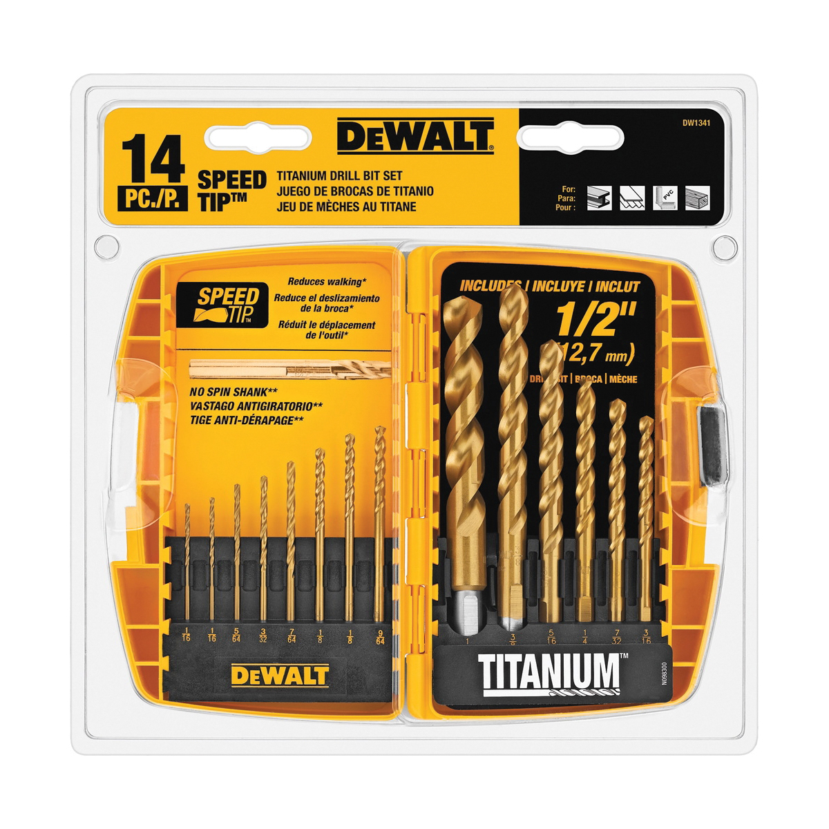 DeWALT® DW1341 Drill Bit Sets