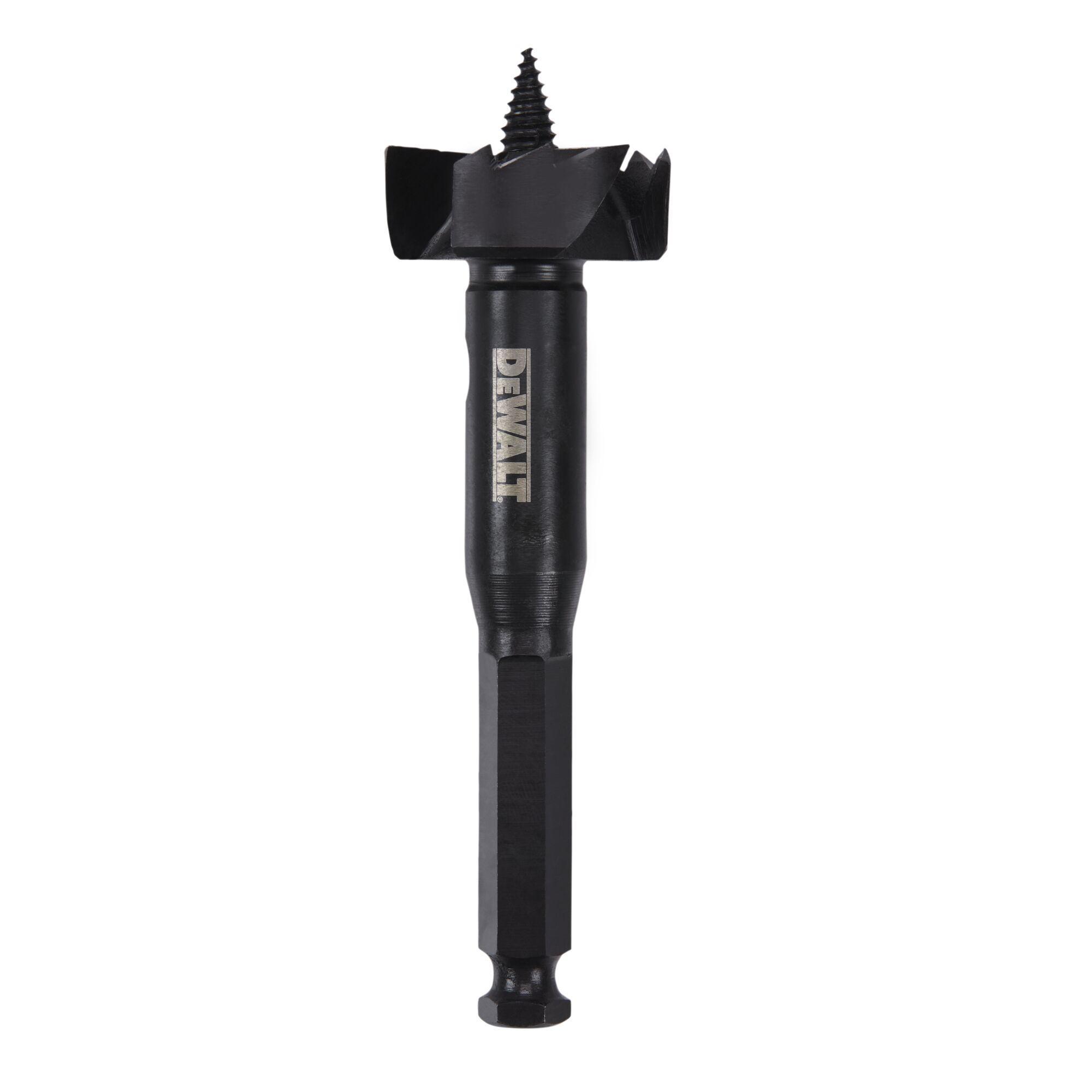 DeWALT® DW1634 Heavy Duty Self-Feed Wood Drill Bit, 1-1/2 in Dia, 6 in OAL, 7/16 in Shank