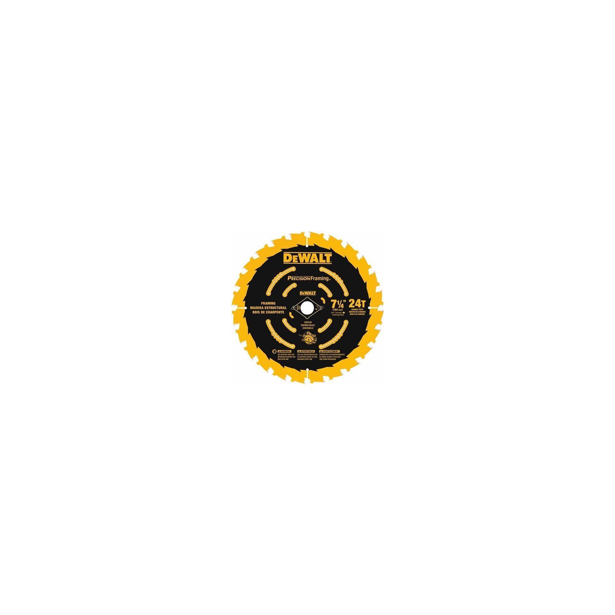 DeWALT® DW3185 Circular Saw Blades