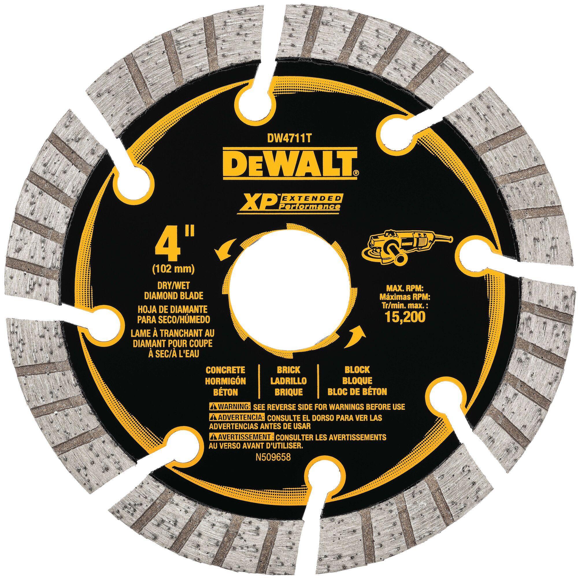 DeWALT® DW4711T Diamond Saw Blades