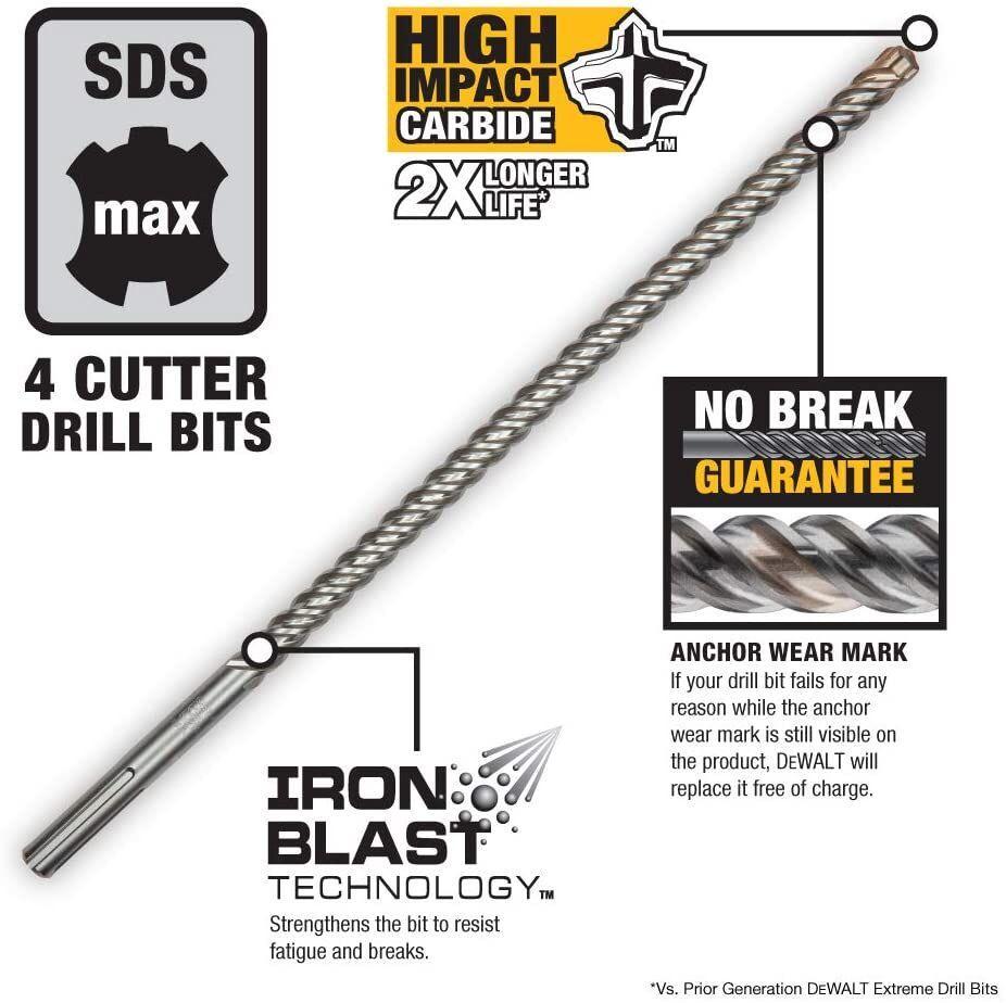 DeWALT® DW5855 Hammer Drill Bits