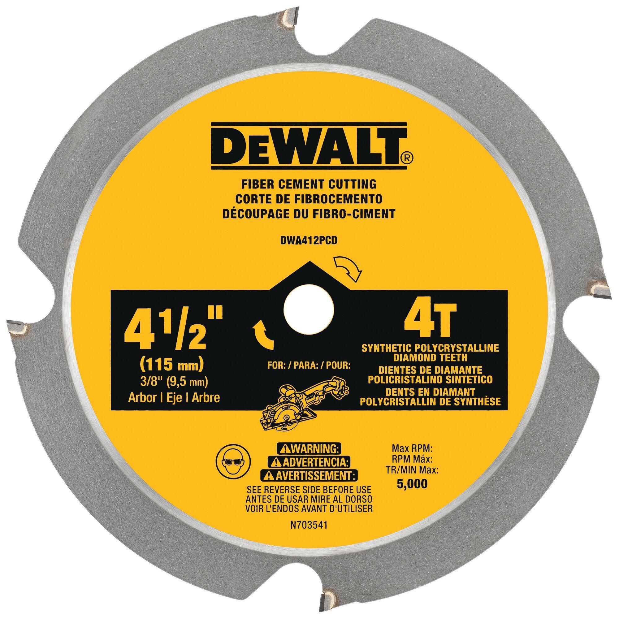 DeWALT® DWA412PCD Diamond Saw Blades
