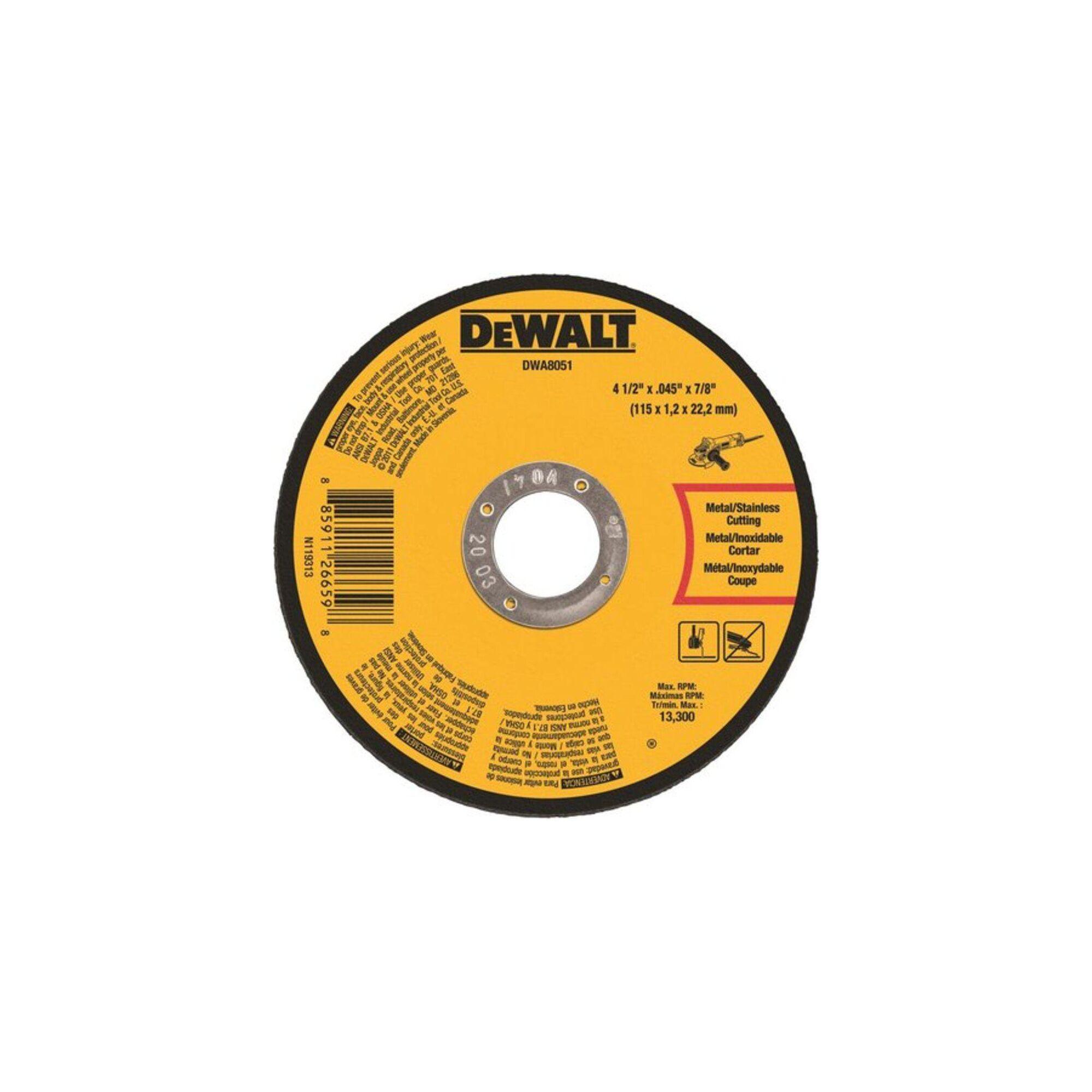 DeWALT® DWA8051T10 Cut-Off Wheels