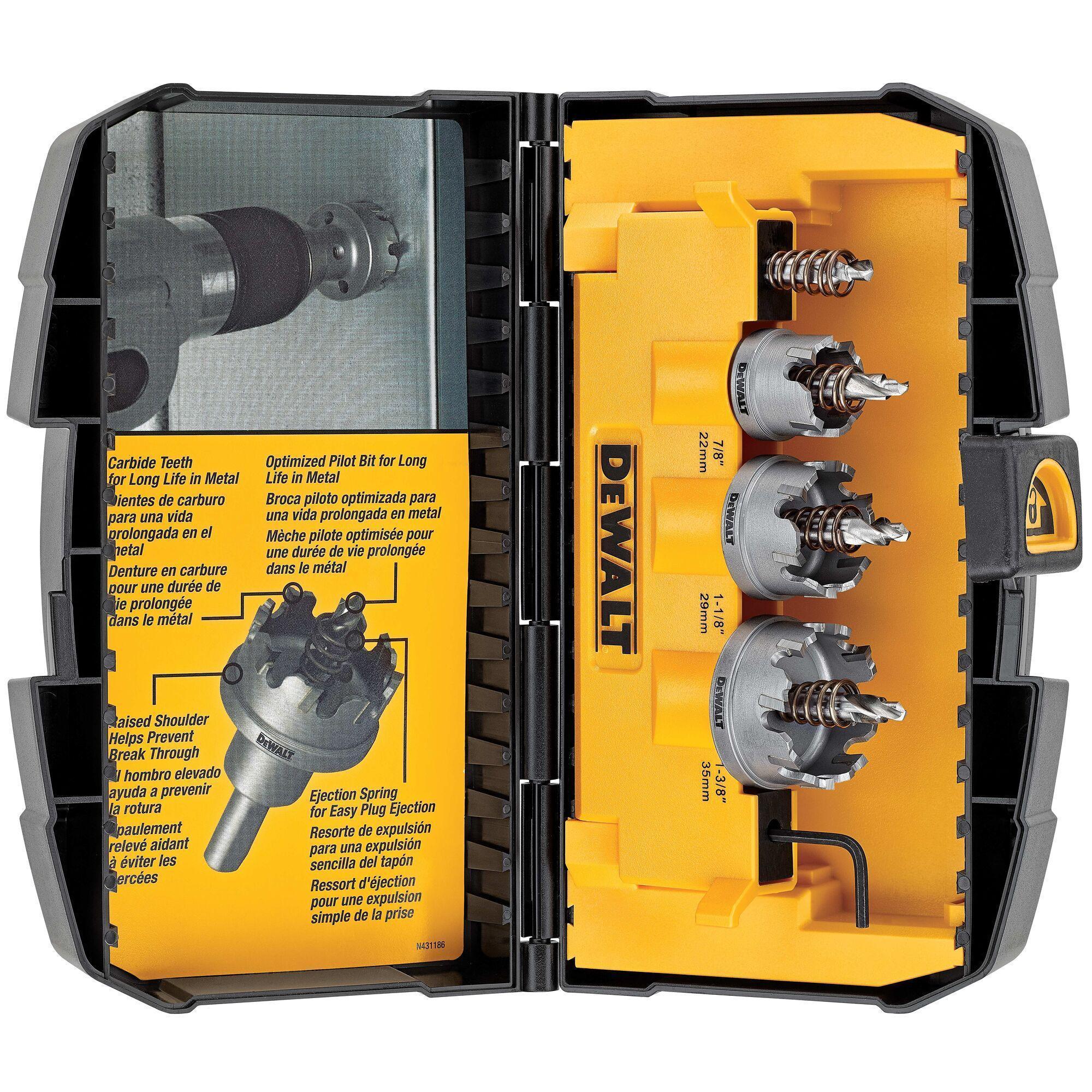 DeWALT® DWACM1802 Hole Saw Kits