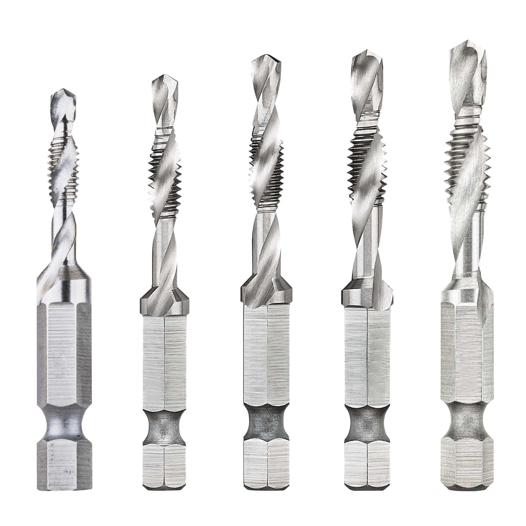 DeWALT® DWADTQTR5SET Combination Drill & Tap Sets