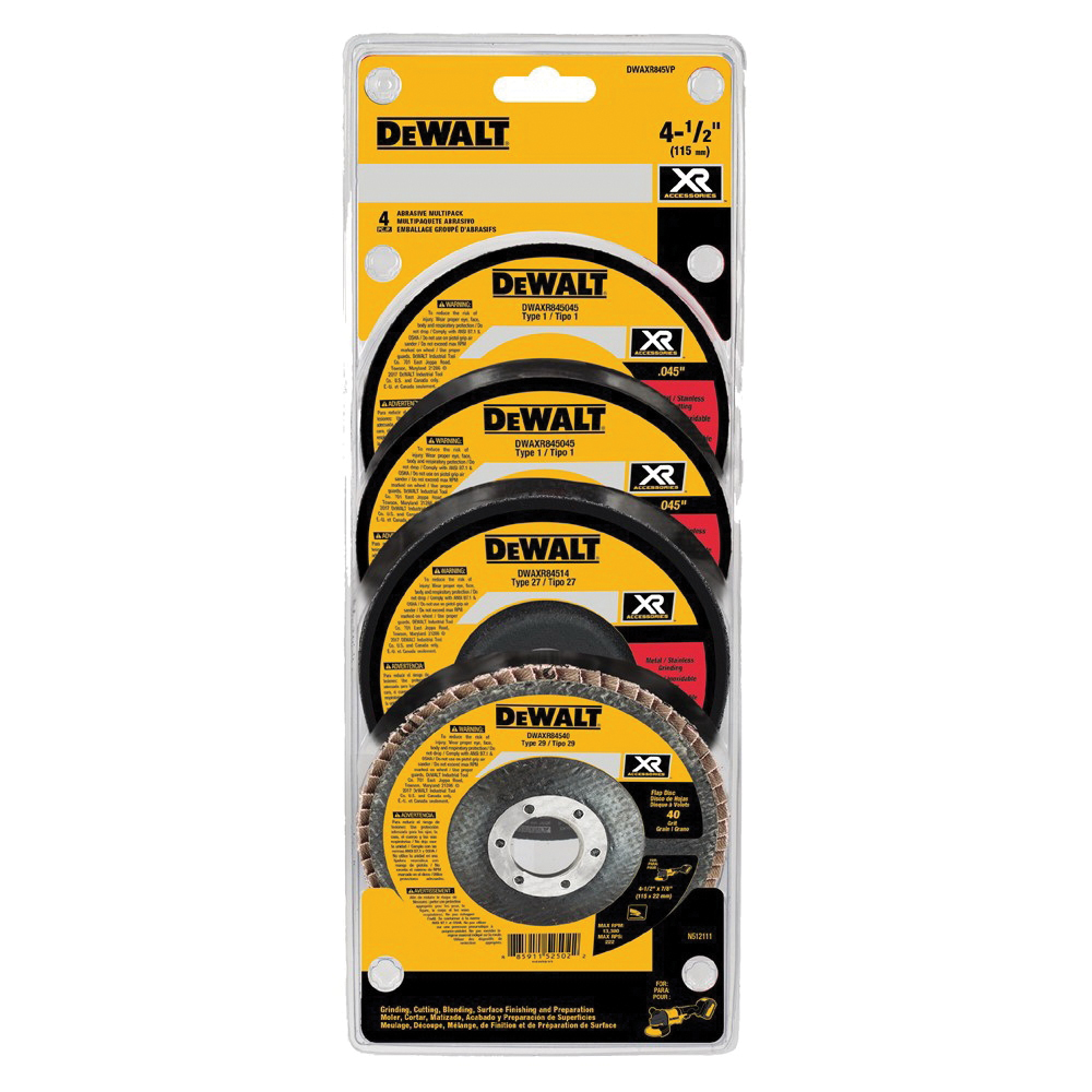 DeWALT® DWAXR845VP Depressed Center Wheels