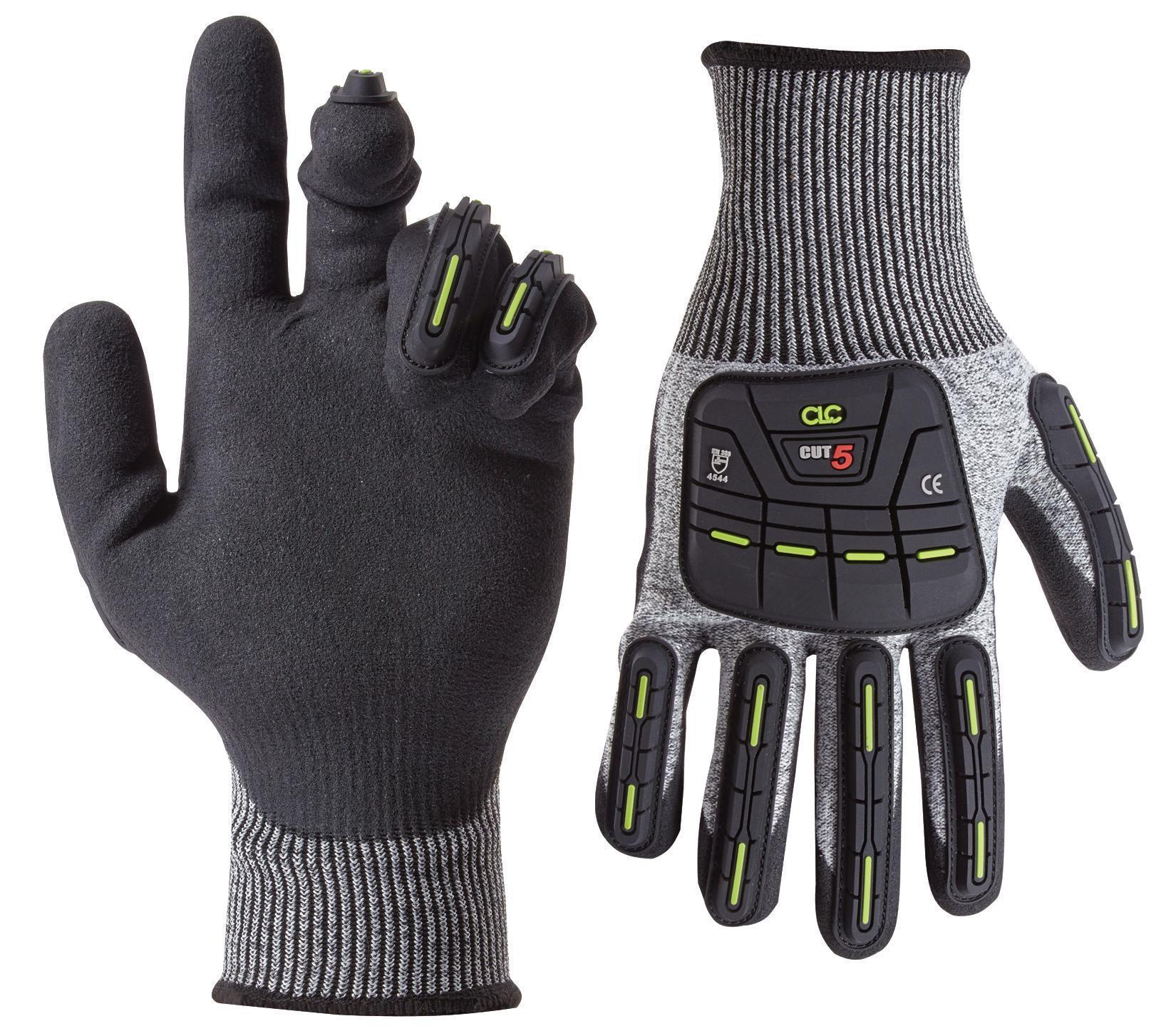 Dottie® 2115X Nitrile Dip Gloves, XL, HDPE Engineered Knit Fiber, Elastic Wrist Cuff, Resists: Cut/Impact Resistant, ANSI Cut-Resistance Level: 5