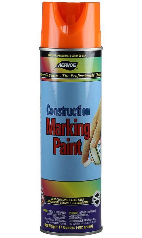 Dottie® 247 Marking Paint, 20 oz Container, Fluorescent Orange, 420 ft Coverage, 45 min Curing