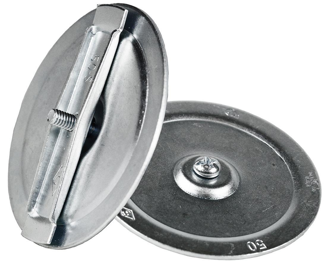 Dottie® D70S 5450 3-Piece Knockout Seal, 2-1/2 in Nominal Size, Snap-In Mount, Steel