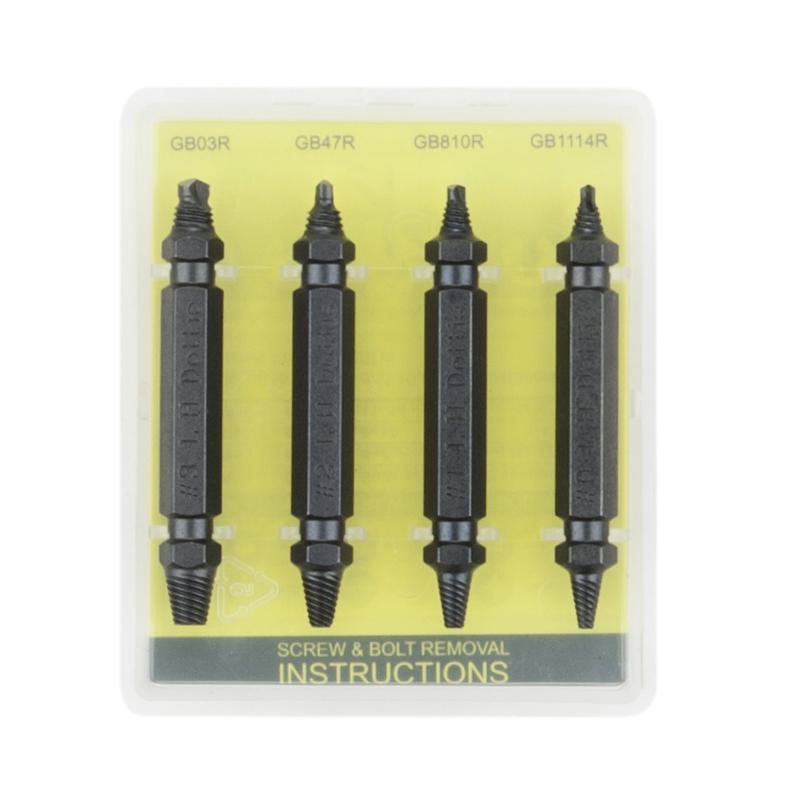 Dottie® ProGrabit GBKP 6352 Screw Removal Kit, 3 Pieces, Steel