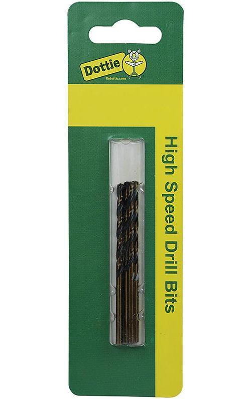 Dottie® HS6C Heavy Duty Jobber Drill Bit, 3/32 in Drill - Fraction, 0.0938 in Drill - Decimal Inch, 135 deg Point, HSS, Oxide Treated