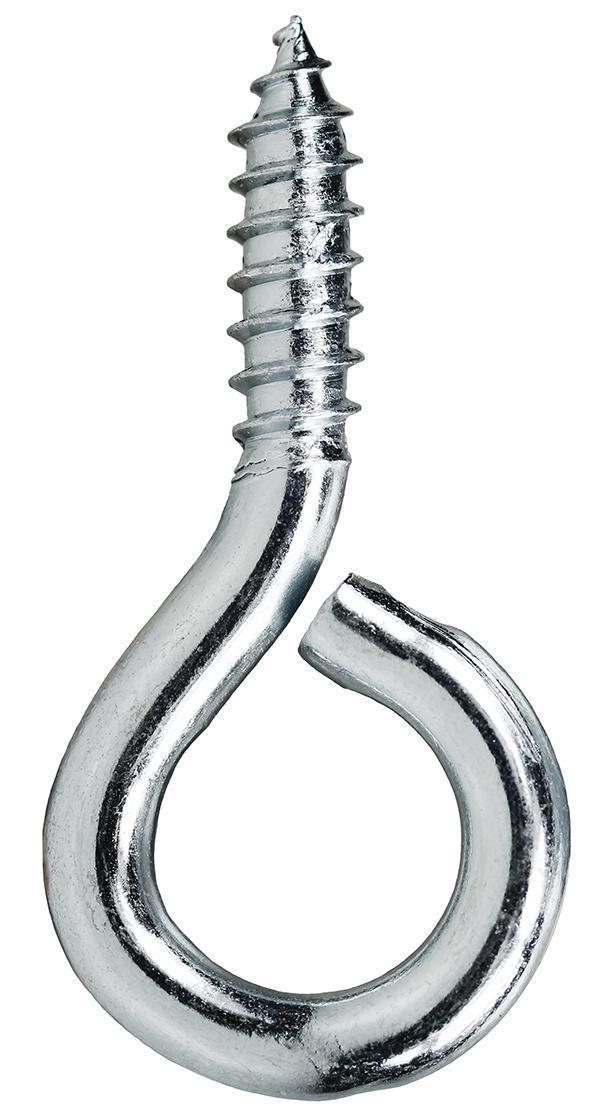 Dottie® SE1 Screw Eye, 2-5/8 in L, 1-1/8 in L Thread, 3/4 in ID Eye, Low Carbon Cold Drawn Steel