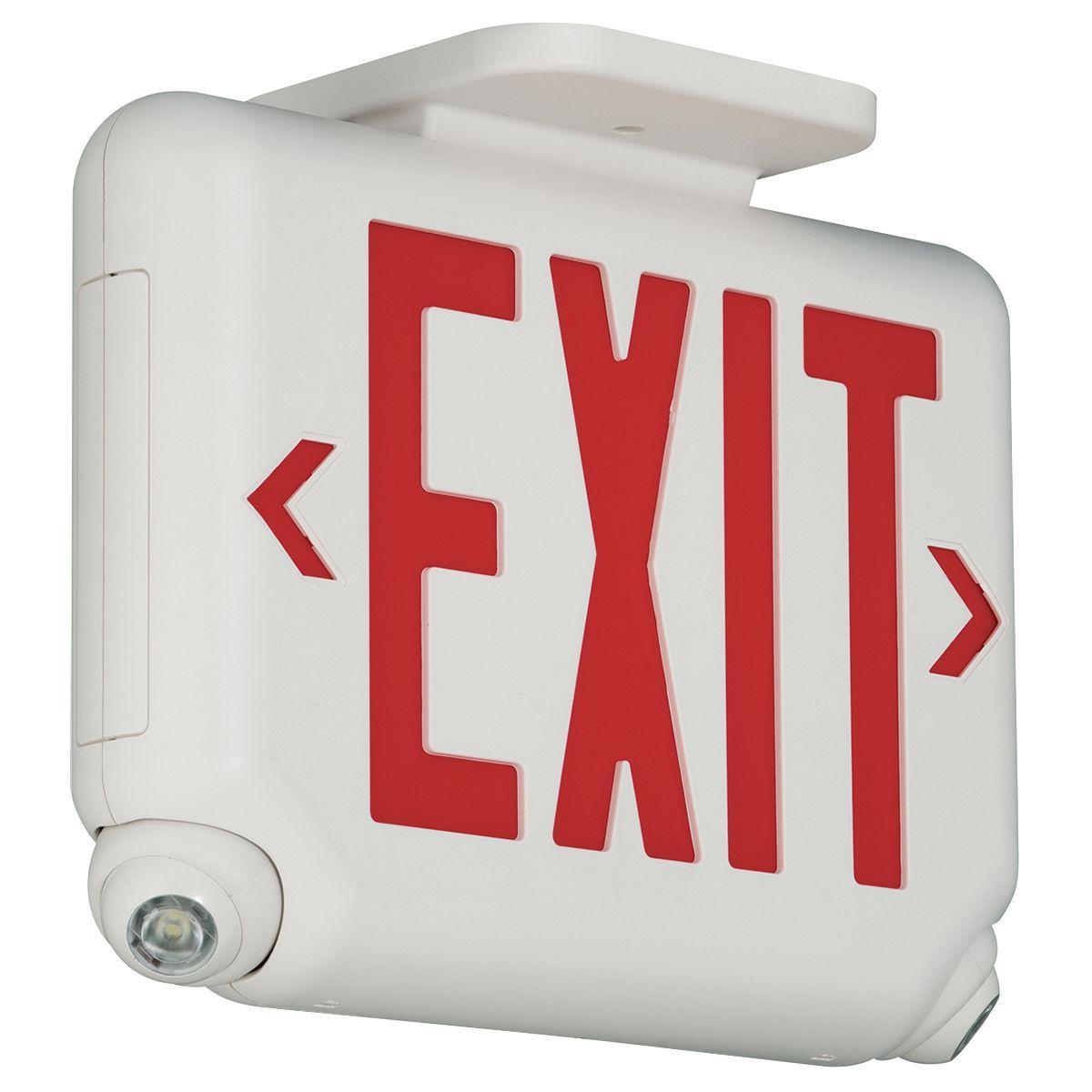 Dual-Lite® EVCURWD4I Combo Lighting Unit & Exits