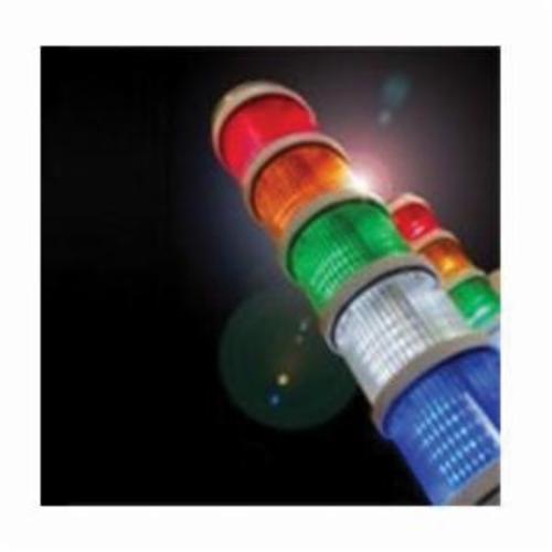 Edwards Signaling™ StackLight™ 270LEDSG24AD 200 Class Multi-Mode Stack Light Module With Gray Ring, 24 V AC/DC, LED Lamp, 70 mm Dia, Surface Mounting, Green, Specifications Met: cULus Listed, CE Certified