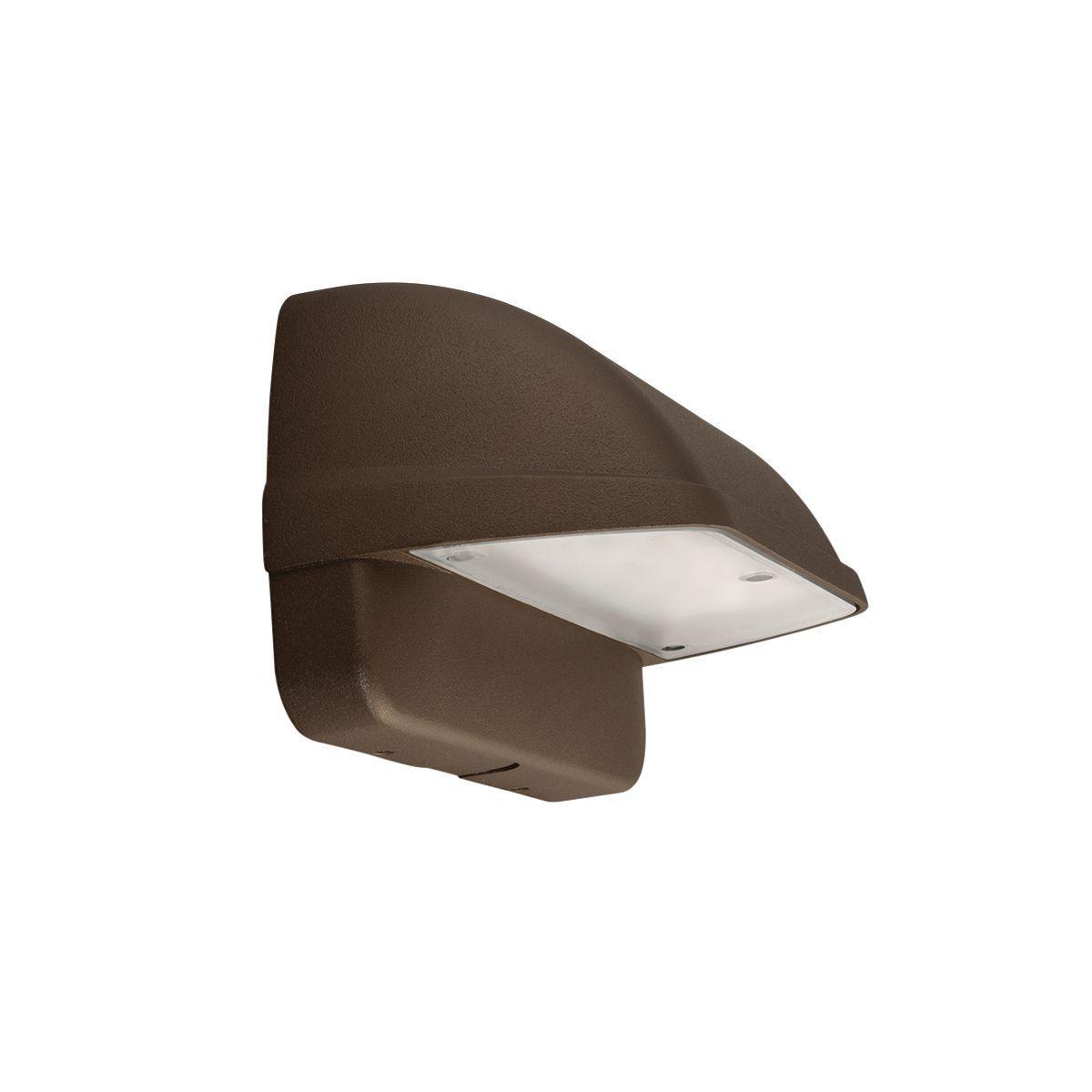 EXO LNC-7LU-5K-3-1 Type III Distribution Compact Wallpack, (7) LED Lamp, 120/277 V AC, Dark Bronze Housing