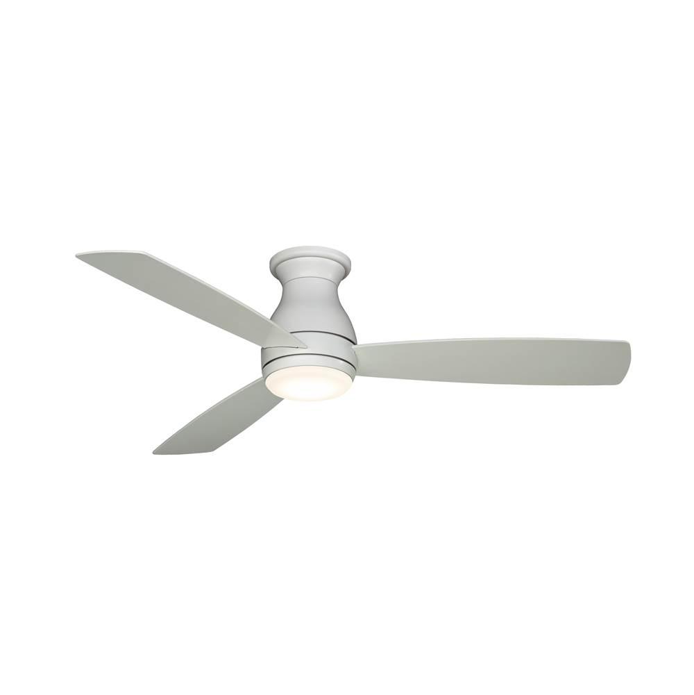 Fanimation® FPS8355BMWW Hugh 52 Ceiling Fan, 52 in Blade, 12 deg Blade Pitch, Metal Housing, Composite Blade, 3392 cfm Flow Rate