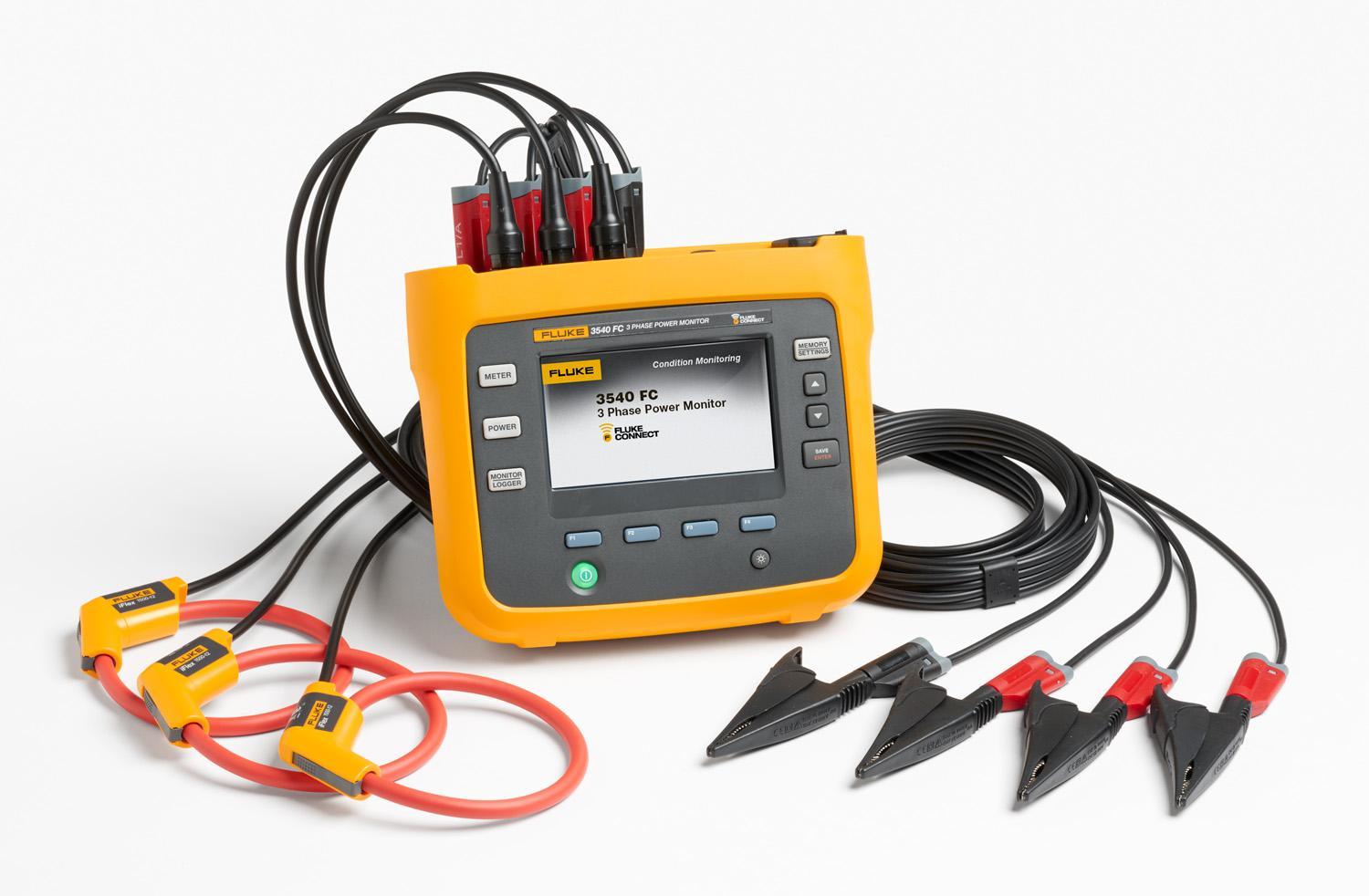 Fluke® FLUKE-3540-FC-KIT Power Monitor and Condition Monitoring Kit, 100 to 500 V AC, 50/60 Hz, 50 VA Power Rating