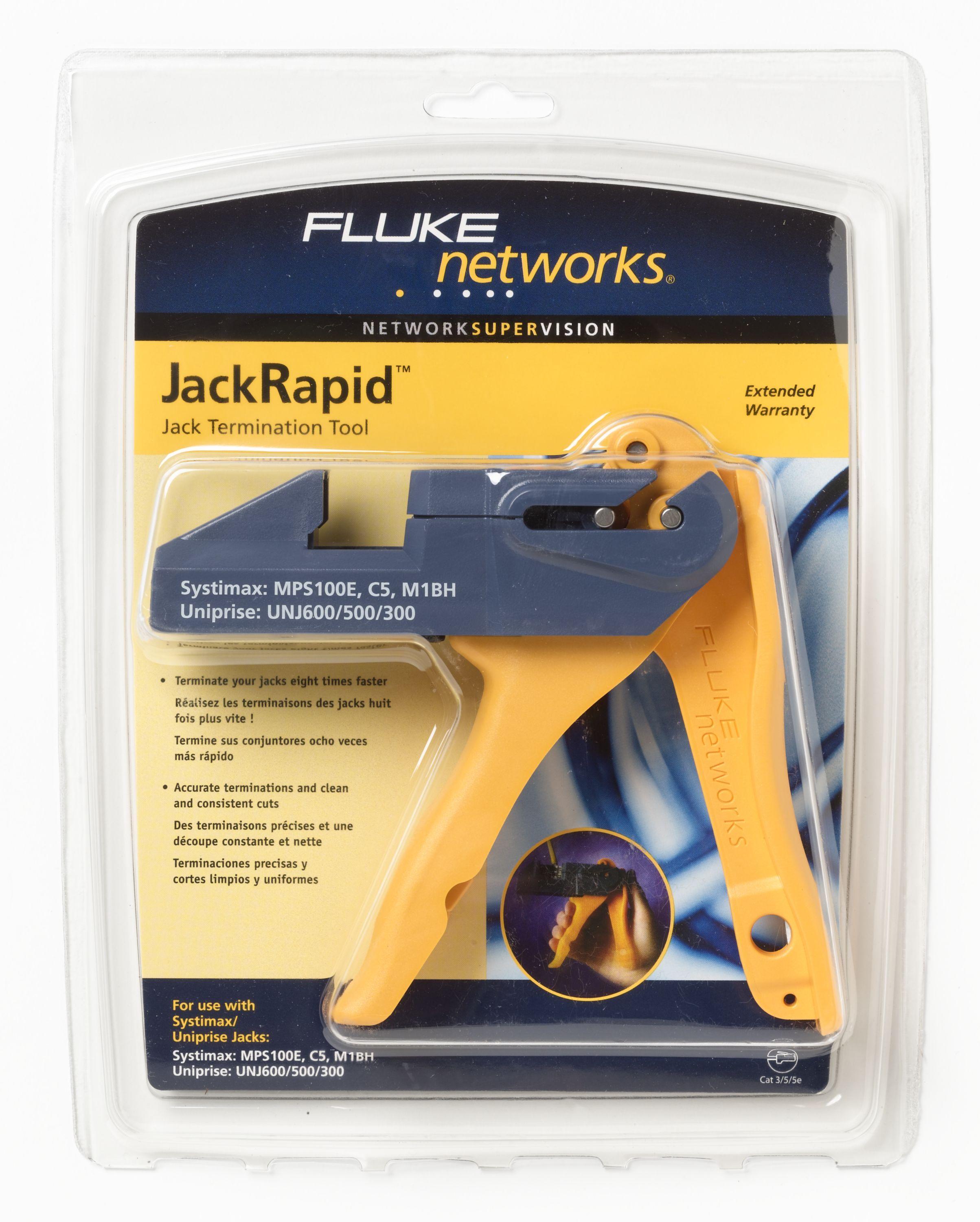 Fluke® JackRapid™ JR-PAN-2 4-Pair Punch Down Termination Tool