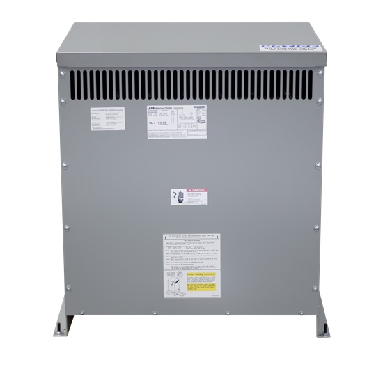 GE 9T10A1004 Type QL Dry Type General Purpose Transformer, 480 V AC Primary, 208Y/120 VAC Secondary, 75 kVA Power Rating, 60 Hz, 3 Phase