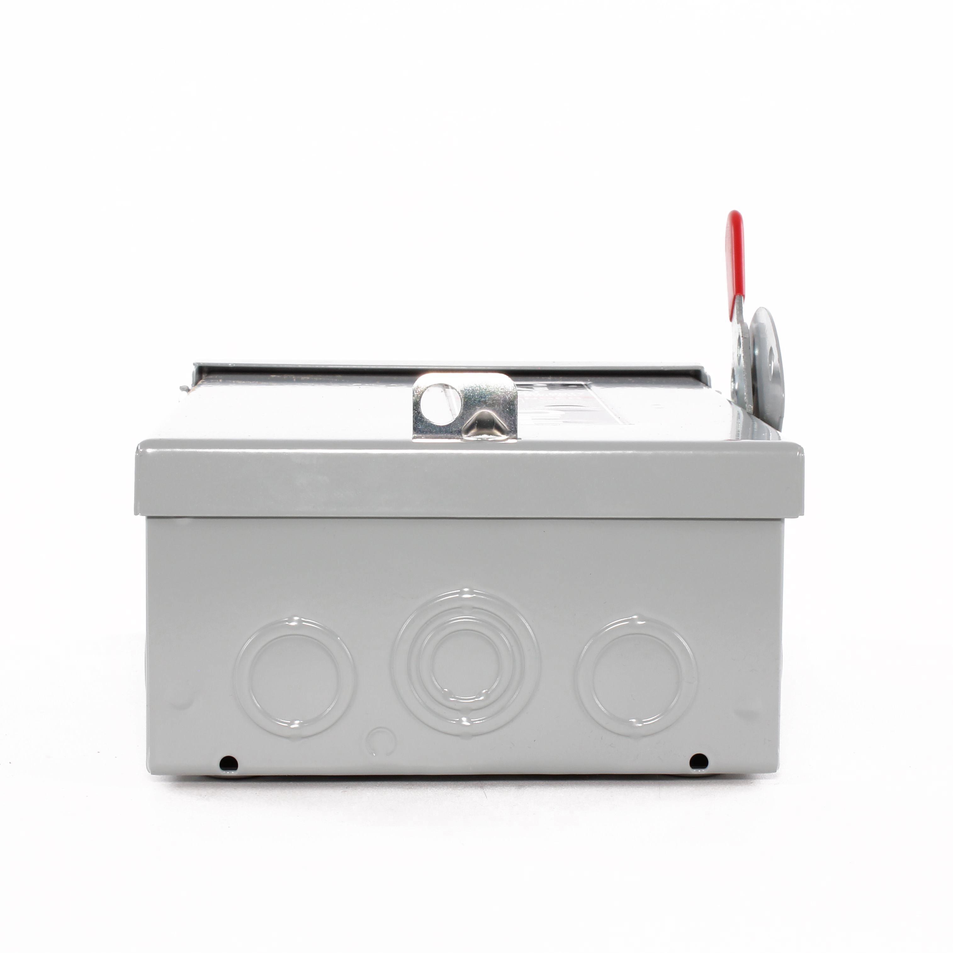 GE Spec-Setter™ TG4321R TG Series Fusible General Duty Safety Switch, 240 V AC, 30 A, 1.5 hp Standard Fuse/3 hp Time Delay, 3 Poles