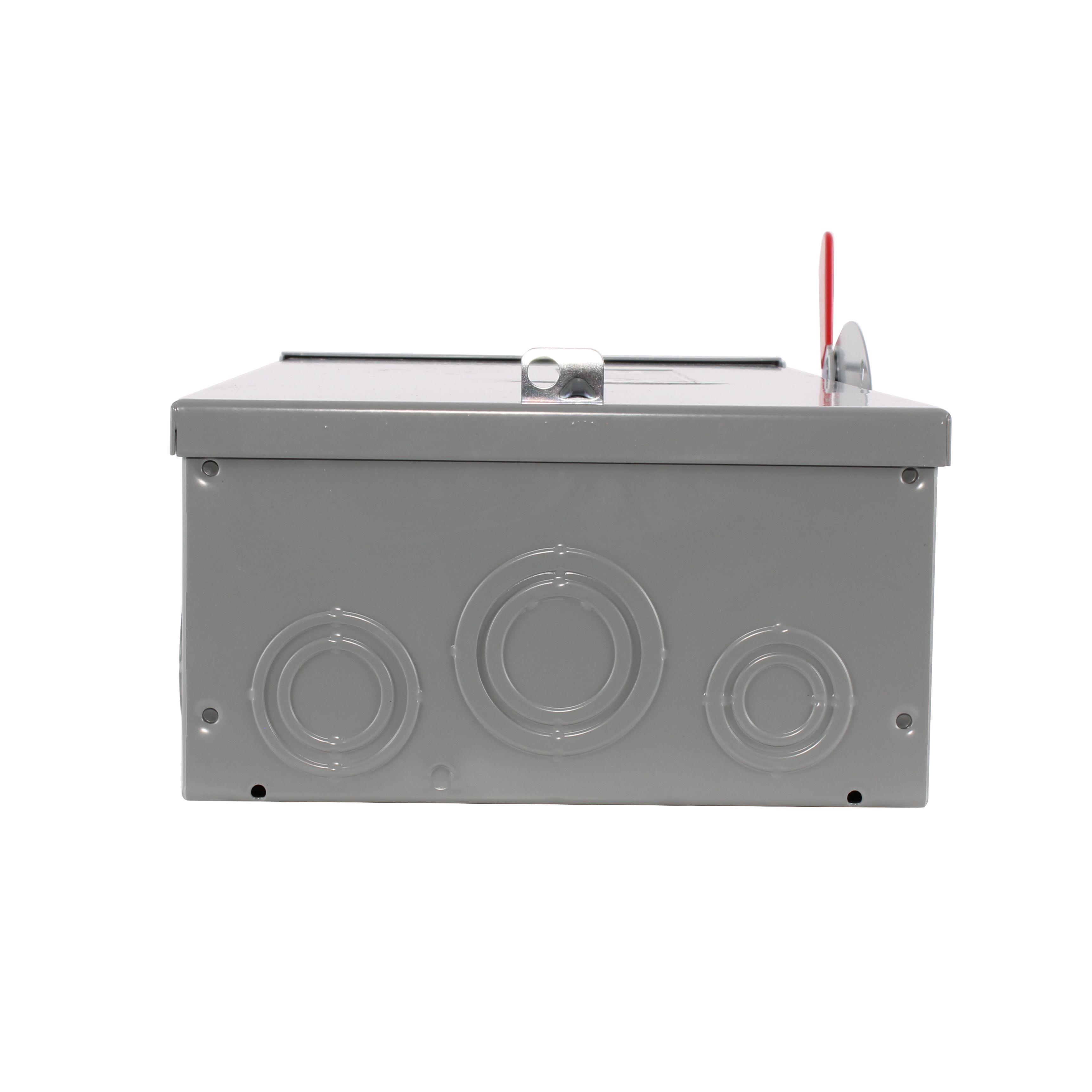GE Spec-Setter™ TG4323R TG Series Fusible General Duty Safety Switch, 240 V AC, 100 A, 7-1/2 hp Standard Fuse/15 hp Time Delay, 3 Poles