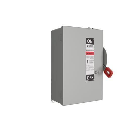 GE THN3365A1 Heavy Duty Non-Fusible Switch, 600 V, 400 A, 3 Poles