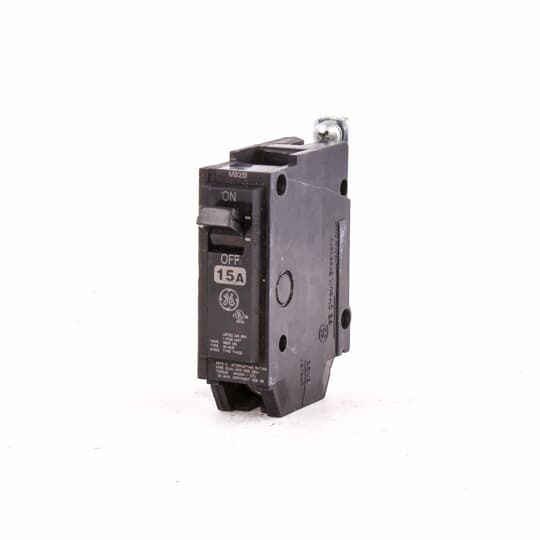 GE Q-Line® THHQB1120 Type THHQB Compact Molded Case Circuit Breaker, 120/240 V AC, 20 A, 22 kA Interrupt, 1 Pole, Thermal Magnetic Trip