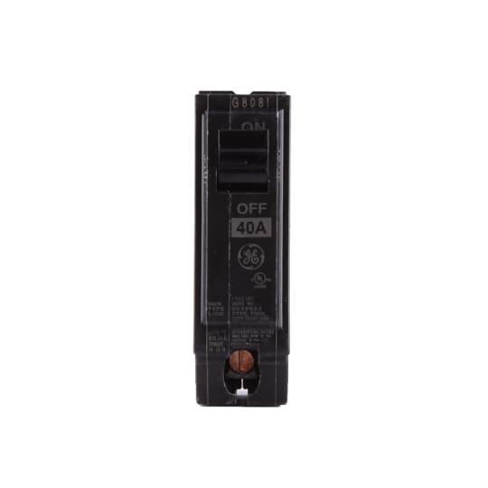 GE Q-Line® THQL1160 Type THQL Compact Molded Case Circuit Breaker, 120/240 V AC, 60 A, 10 kA Interrupt, 1 Pole, Thermal Magnetic Trip