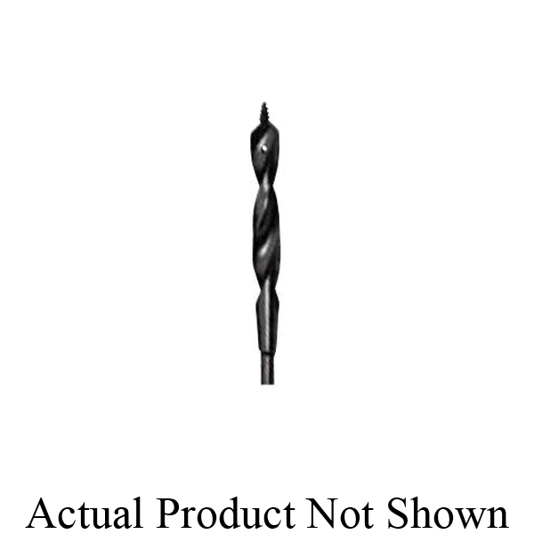 Greenlee® D'VersiBIT® 08-03-72B Type B Combination Auger Bit, 1/2 in Dia, 3/16 in Dia x 72 in L Shank, Screw Point, Uncoated