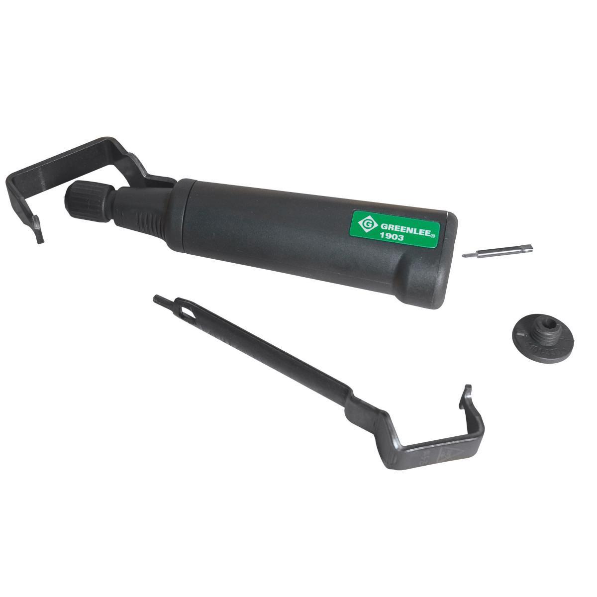 Greenlee® 1903 Lightweight Cable Stripper, 0.18 to 1.57 in, 7 in OAL, 8 AWG to 1250 kcmil Shearing
