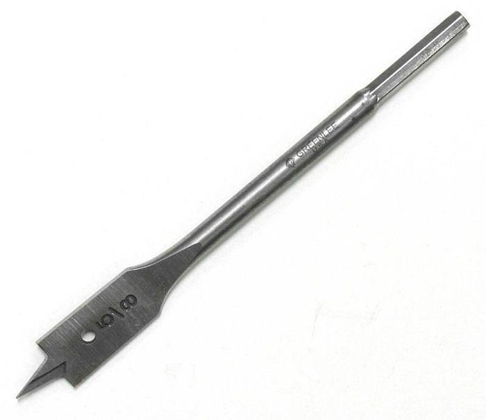 Greenlee® 33A-5/8 Standard Spade Bit With Fixed Pockets, 5/8 in Dia, 6-1/4 in OAL, 1/4 in Shank