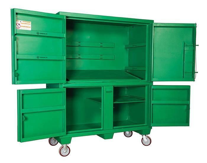 Greenlee® 4D-CFO 4-Door Compact Field Office Box, 70 in x 59 in W x 30 in D, Steel