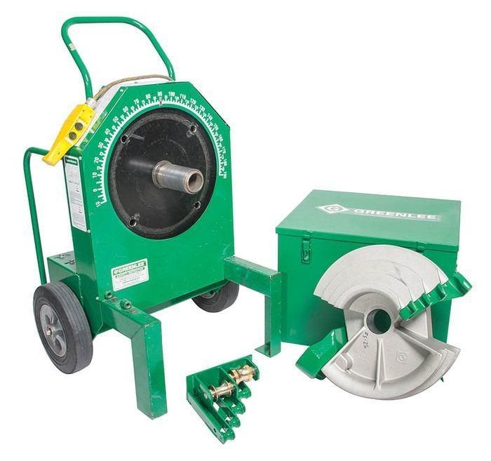 Greenlee® 555RSC 555C Classic Electric Conduit Bender With Single Rigid Shoes, 1/2 to 2 in Rigid Capacity, 120 V AC