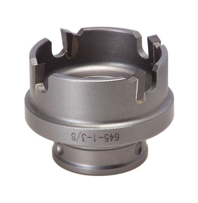 Greenlee® 645-1-3/8 Quick-Change Hole Cutter, 1-3/8 in Dia, 8 ga D Cutting, Tungsten Carbide Tip Cutting Edge, 3/8 in Arbor